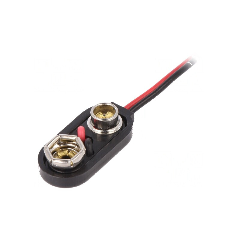 Conector 6F22 cu cabluri 150mm | Electronic-mag.ro | Componente Electronice