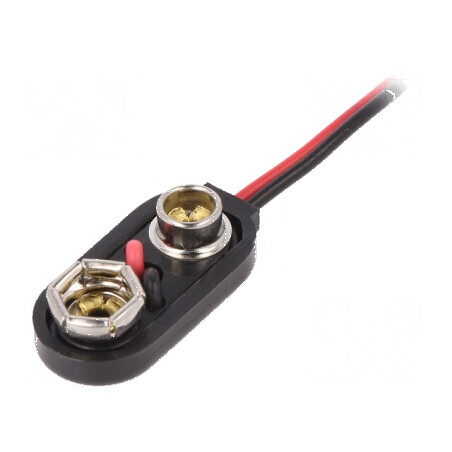 Conector 6F22 cu cabluri 150mm | Electronic-mag.ro | Componente Electronice