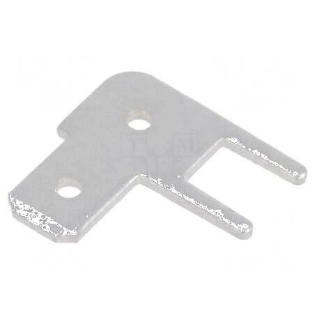 Terminal plat 4,8mm 0,8mm tată THT alamă cositorită | Electronic-mag.ro | Componente Electronice