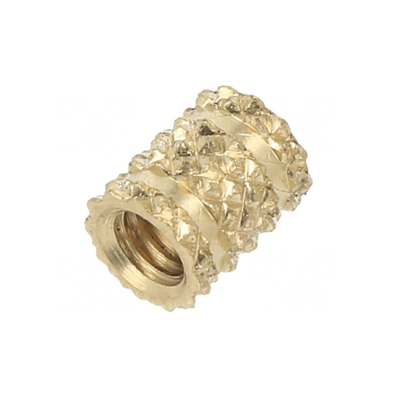 Adaos filetat alamă M4 BN 37868 7,12mm pentru plastic | Electronic-mag.ro | Componente Electronice Adaos filetat alamă M4 BN 37868 7,12mm pentru plastic | Electronic-mag.ro | Componente Electronice
