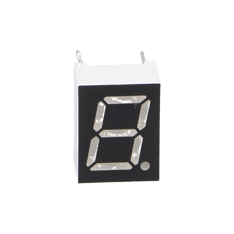 Afișaj LED 7 segmente 9,9mm roșu 0,39 Nr.car: 1 | Electronic-mag.ro | Componente Electronice Afișaj LED 7 segmente 9,9mm roșu 0,39 Nr.car: 1 | Electronic-mag.ro | Componente Electronice