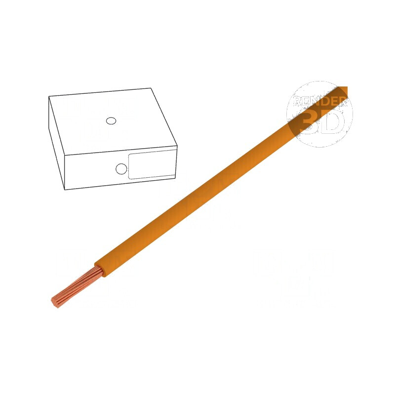 Cablu H05V-K 1mm² PVC portocalie 300V 500V Clasa 5 | Electronic-mag.ro | Componente Electronice Cablu H05V-K 1mm² PVC portocalie 300V 500V Clasa 5 | Electronic-mag.ro | Componente Electronice