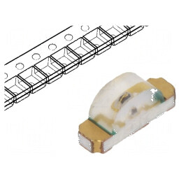 LED SMD 1204 Roșie 3,2x1,5mm 130° 20mA 639nm | Electronic-mag.ro | Componente Electronice