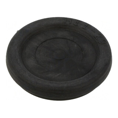 Manşon negru cu cap adâncit Ø37mm, temperatură -40÷100°C, IP54 | Electronic-mag.ro | Componente Electronice