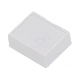 Capac borne 1M Modulbox One gri fără orificii | Electronic-mag.ro | Componente Electronice