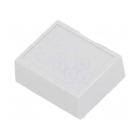 Capac borne 1M Modulbox One gri fără orificii | Electronic-mag.ro | Componente Electronice