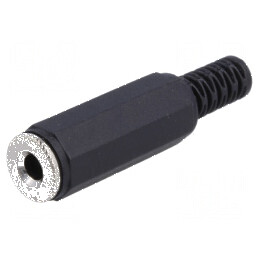 Conector Jack 3,5mm mufă mamă mono cu manșon drept | Electronic-mag.ro | Componente Electronice