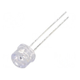 Emitator IR transparent 8mm 68-100mW 110° λp max 940nm THT | Electronic-mag.ro | Componente Electronice