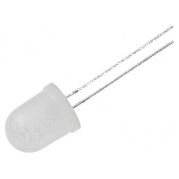 LED Alb Rece 10mm 8400mcd 30° Convex | Electronic-mag.ro | Componente Electronice