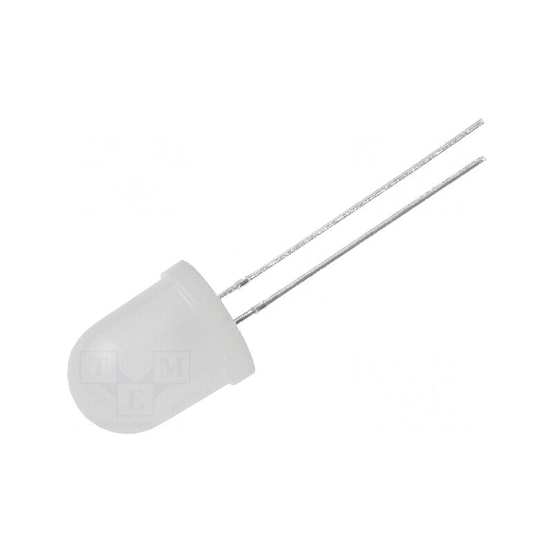 LED Alb Rece 10mm 8400mcd 30° Convex | Electronic-mag.ro | Componente Electronice