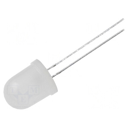 LED Alb Rece 10mm 8400mcd 30° Convex | Electronic-mag.ro | Componente Electronice
