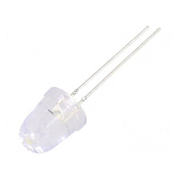 CRLED 10mm LED alb 60000mcd 8° convex cu termistor 2 | Electronic-mag.ro | Componente Electronice