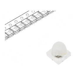 Emițător IR 830-850nm SMD 30° pentru transmisie 224-450mW | Electronic-mag.ro | Componente Electronice