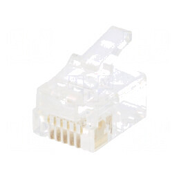 Conector RJ12 6p6c IDC, mufă crimpată | Electronic-mag.ro | Componente Electronice