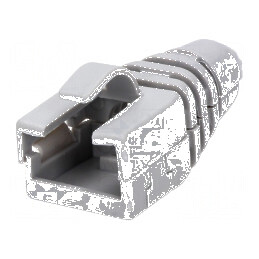 Protecție mufă RJ45 gri deschis pentru rețea | Electronic-mag.ro | Componente Electronice