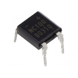 Punte redresoare Urmax 1kV 2A DIP4 THT | Electronic-mag.ro | Componente Electronice