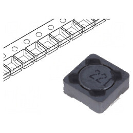 Inductor SMD 220uH 350mA 1,65Ω 7,3x7,3x3,4mm | Electronic-mag.ro | Componente Electronice
