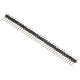 Conector şir pini tată 40 PIN 2,54mm THT | Electronic-mag.ro | Componente Electronice
