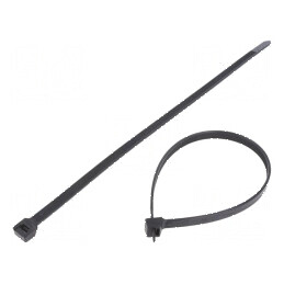 Colier de strângere poliamidă 534N 290mm negru | Electronic-mag.ro | Componente Electronice
