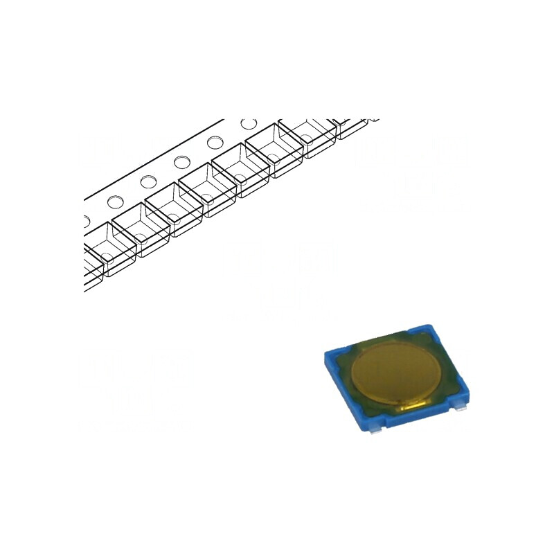 Microîntrerupător TACT SPST-NO 0,05A/12VDC SMT 2,6N | Electronic-mag.ro | Componente Electronice Microîntrerupător TACT SPST-NO 0,05A/12VDC SMT 2,6N | Electronic-mag.ro | Componente Electronice