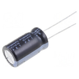 Condensator electrolitic THT 10uF 450VDC Ø12x20mm 5mm | Electronic-mag.ro | Componente Electronice