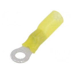 Vârf inelar M5 Ø 5,3mm cablu galben 150°C 4÷6mm2 | Electronic-mag.ro | Componente Electronice