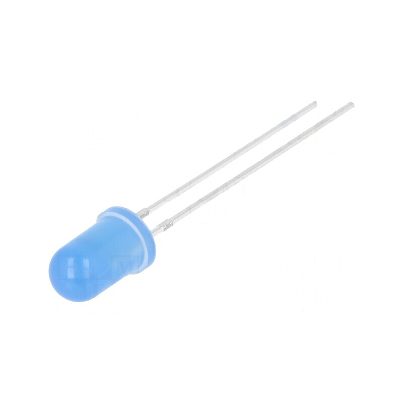 LED 5mm Albastru 3000mcd 30° Convex 12V | Electronic-mag.ro | Componente Electronice
