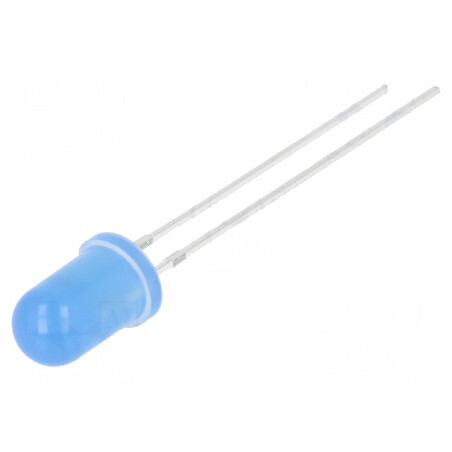 LED 5mm Albastru 3000mcd 30° Convex 12V | Electronic-mag.ro | Componente Electronice