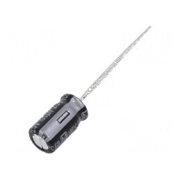 Condensator electrolitic THT 100uF 25VDC Ø6,3x11,2mm ±20% | Electronic-mag.ro | Componente Electronice