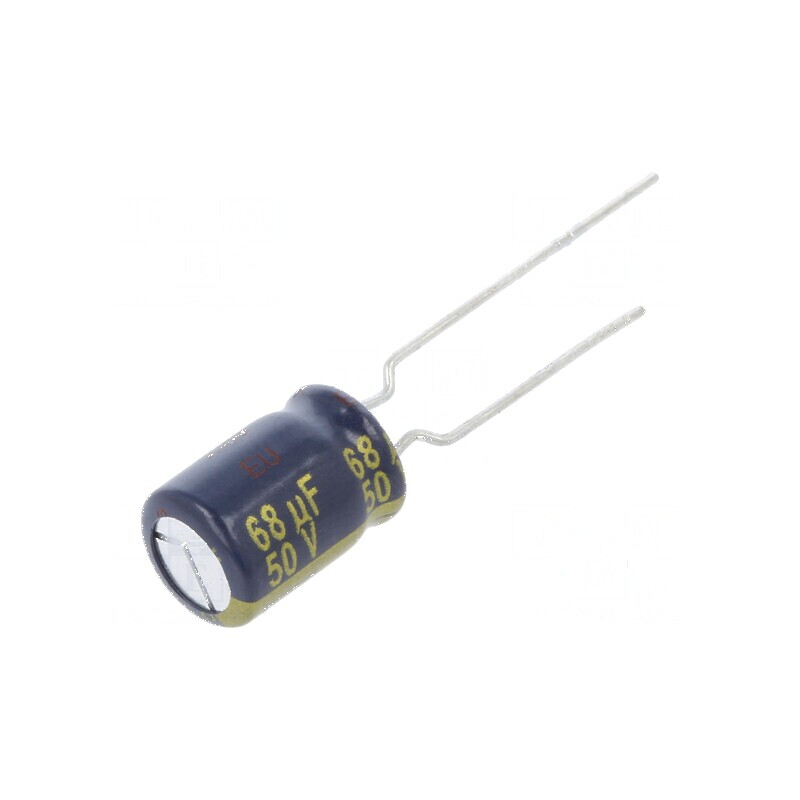 Condensator electrolitic low ESR THT 47uF 63V 8x11,5mm | Electronic-mag.ro | Componente Electronice