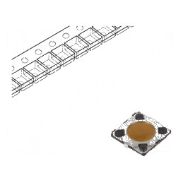 Microîntrerupător TACT SPST 0,02A/15VDC SMT 0,43mm | Electronic-mag.ro | Componente Electronice