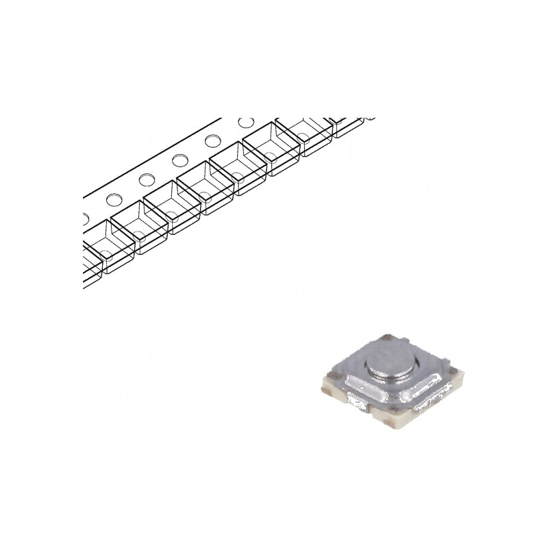 Microîntrerupător TACT SPST 0,02A 15VDC SMT Pozitiv 2 | Electronic-mag.ro | Componente Electronice Microîntrerupător TACT SPST 0,02A 15VDC SMT Pozitiv 2 | Electronic-mag.ro | Componente Electronice