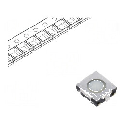 Microîntrerupător TACT SPST 0,02A/15VDC SMD fără EVQQ2 | Electronic-mag.ro | Componente Electronice