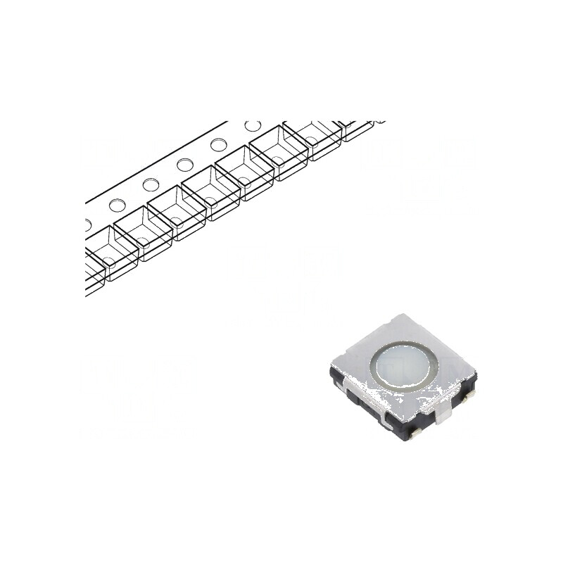 Microîntrerupător TACT SPST 0,02A/15VDC SMD fără EVQQ2 | Electronic-mag.ro | Componente Electronice Microîntrerupător TACT SPST 0,02A/15VDC SMD fără EVQQ2 | Electronic-mag.ro | Componente Electronice