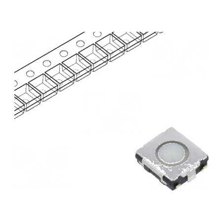 Microîntrerupător TACT SPST 0,02A/15VDC SMD fără EVQQ2 | Electronic-mag.ro | Componente Electronice