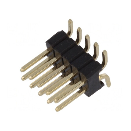 Conector şir pini tată 10 pini verticale 1,27mm | Electronic-mag.ro | Componente Electronice