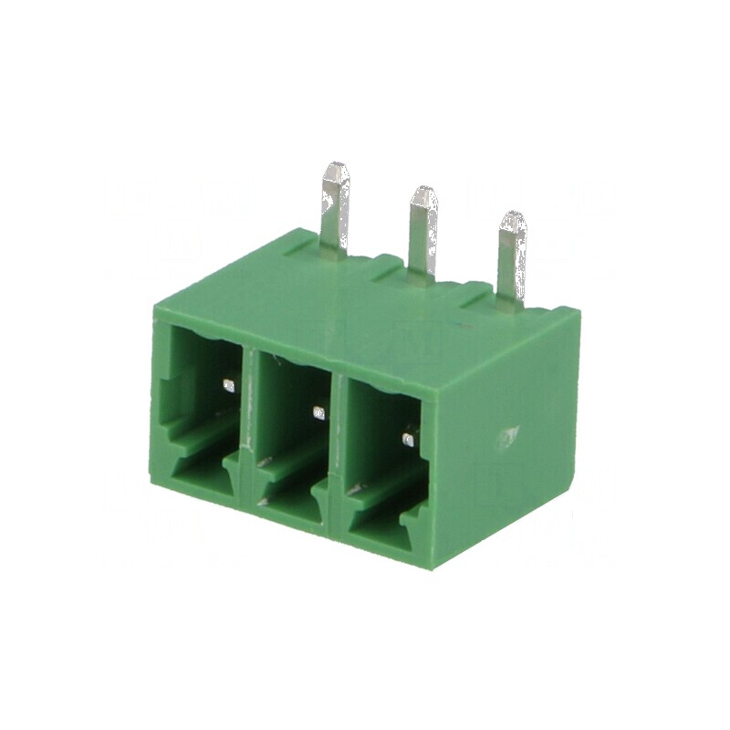 Regletă de conexiuni deconectabilă 3,81mm cu 3 socluri tată | Electronic-mag.ro | Componente Electronice