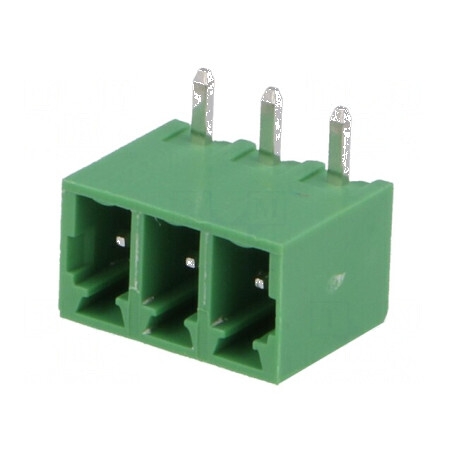 Regletă de conexiuni deconectabilă 3,81mm cu 3 socluri tată | Electronic-mag.ro | Componente Electronice
