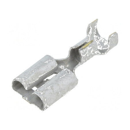 Terminal plat 6,3mm mamă 1÷2,5mm² crimpat pe cablu | Electronic-mag.ro | Componente Electronice