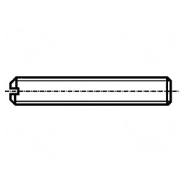 Şurub M4x5 0,7 fără cap crestat 0,6mm oțel inoxidabil A1 | Electronic-mag.ro | Componente Electronice