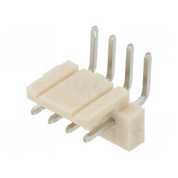 Conector cablu-placă soclu tată DF1 2.5mm PIN 4 THT 250V 3A | Electronic-mag.ro | Componente Electronice