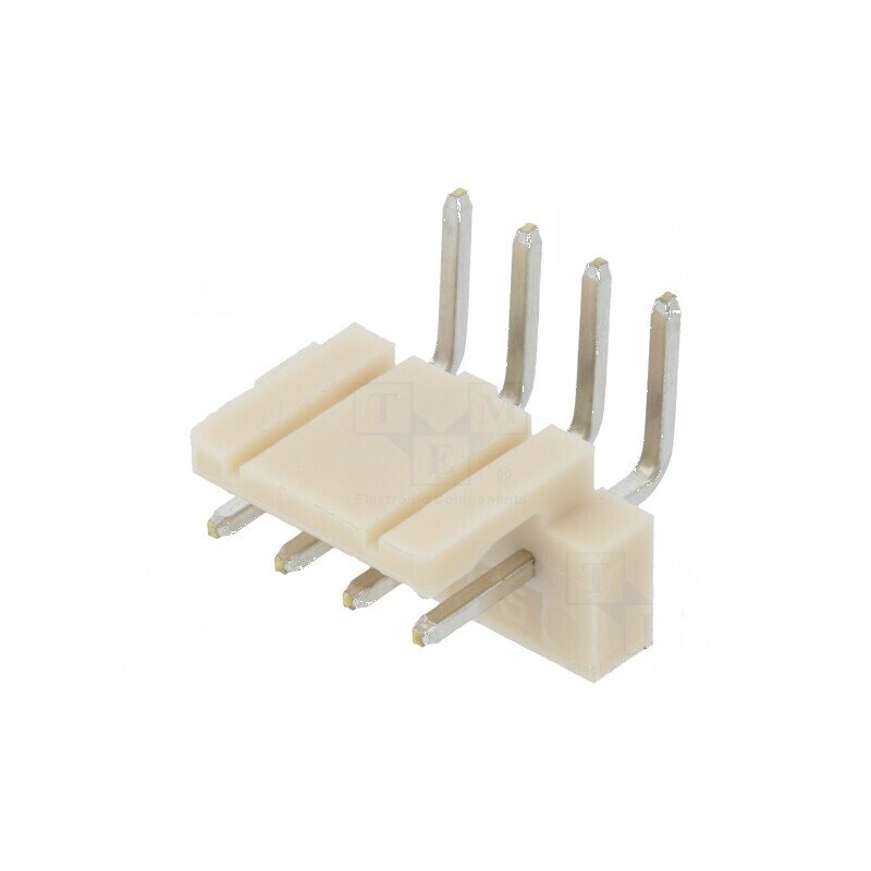 Conector cablu-placă soclu tată DF1 2.5mm PIN 4 THT 250V 3A | Electronic-mag.ro | Componente Electronice