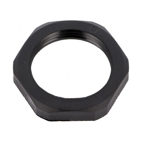 Piuliță PG21 poliamidă 7mm neagră 36mm Cheie -40÷100°C | Electronic-mag.ro | Componente Electronice