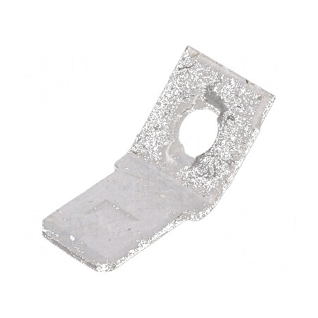 Terminal plat 6,4mm tată M3 alamă cositorit 0,8mm | Electronic-mag.ro | Componente Electronice