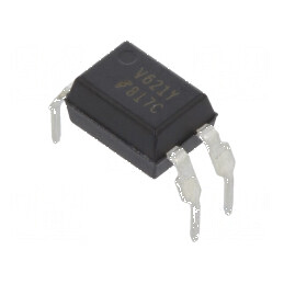 Optocuplor THT 5kV cu tranzistori, Ch: 1, OUT: CTR 200-400% la 5mA | Electronic-mag.ro | Componente Electronice