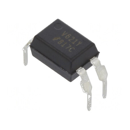 Optocuplor THT 5kV cu tranzistori, Ch: 1, OUT: CTR 200-400% la 5mA | Electronic-mag.ro | Componente Electronice