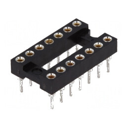 Soclu DIP14 THT 2,54mm pentru circuite integrate | Electronic-mag.ro | Componente Electronice