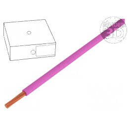 Cablu H05V-K 0,75mm² PVC roz 100m 300V/500V Clasa 5 | Electronic-mag.ro | Componente Electronice