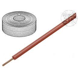 Cablu H05Z-K 0,5mm² LSZH roşu 100m 300V 500V | Electronic-mag.ro | Componente Electronice