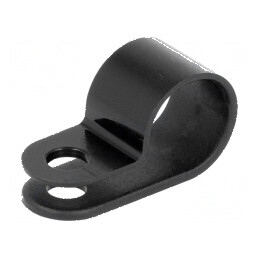 Clipsuri tip P pentru cabluri Ø buclă 11mm, lățime 10mm | Electronic-mag.ro | Componente Electronice